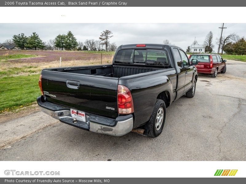 Black Sand Pearl / Graphite Gray 2006 Toyota Tacoma Access Cab