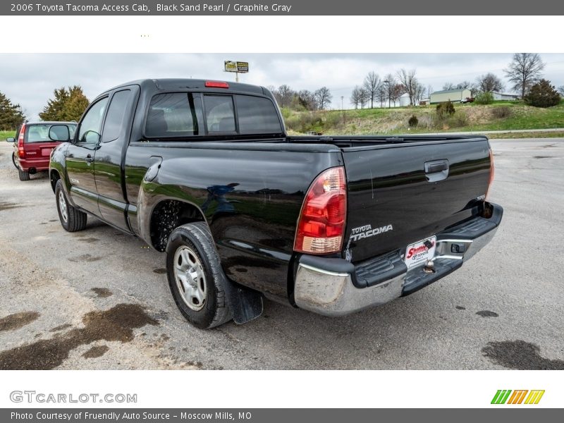 Black Sand Pearl / Graphite Gray 2006 Toyota Tacoma Access Cab