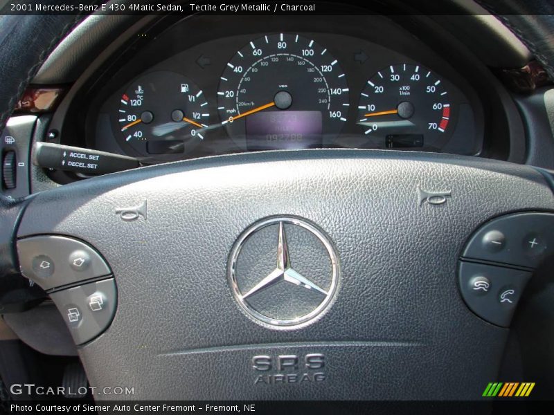 Tectite Grey Metallic / Charcoal 2001 Mercedes-Benz E 430 4Matic Sedan