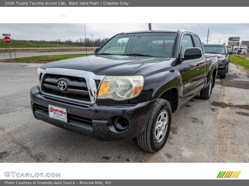 Black Sand Pearl / Graphite Gray 2006 Toyota Tacoma Access Cab