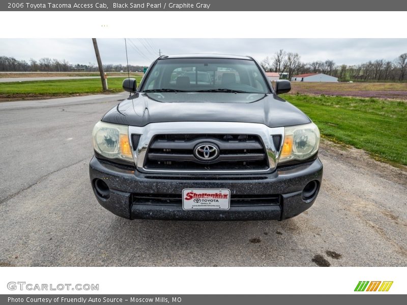 Black Sand Pearl / Graphite Gray 2006 Toyota Tacoma Access Cab