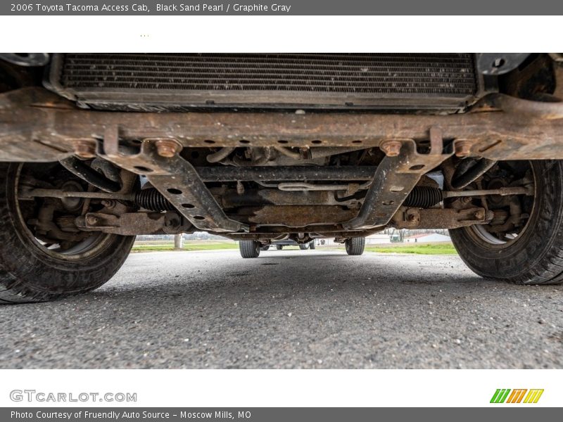 Black Sand Pearl / Graphite Gray 2006 Toyota Tacoma Access Cab