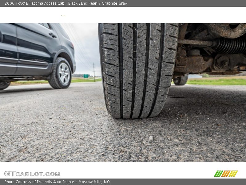 Black Sand Pearl / Graphite Gray 2006 Toyota Tacoma Access Cab