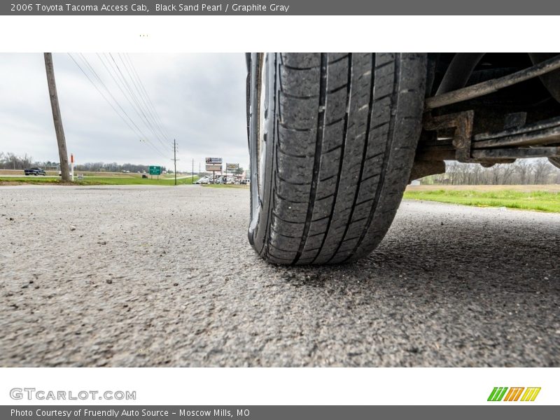 Black Sand Pearl / Graphite Gray 2006 Toyota Tacoma Access Cab