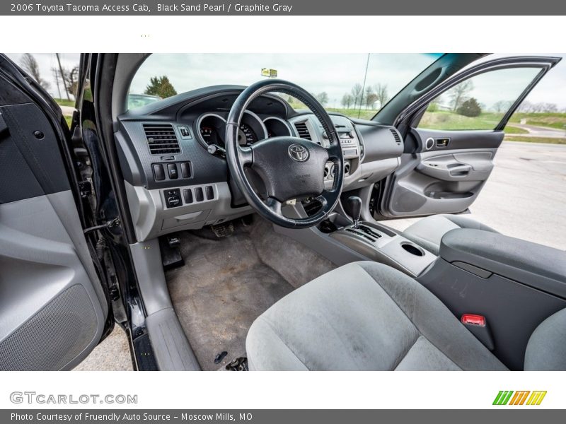 Black Sand Pearl / Graphite Gray 2006 Toyota Tacoma Access Cab