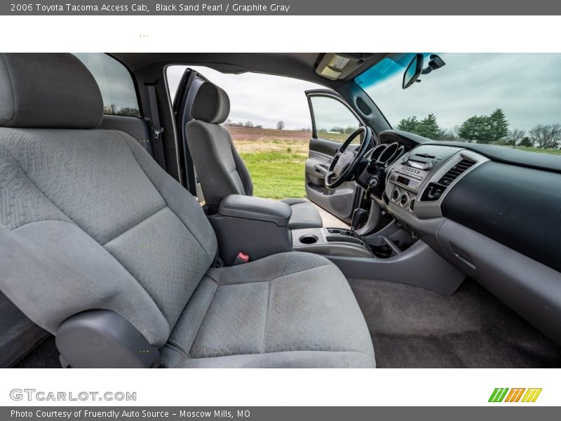 Black Sand Pearl / Graphite Gray 2006 Toyota Tacoma Access Cab