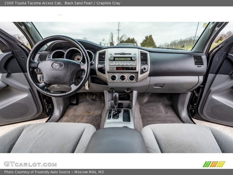 Black Sand Pearl / Graphite Gray 2006 Toyota Tacoma Access Cab