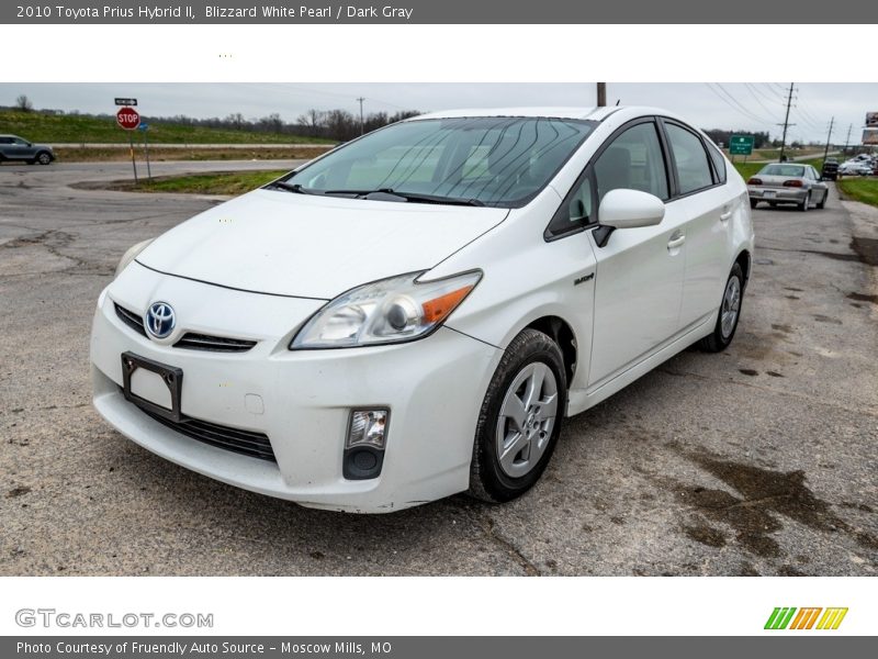 Blizzard White Pearl / Dark Gray 2010 Toyota Prius Hybrid II