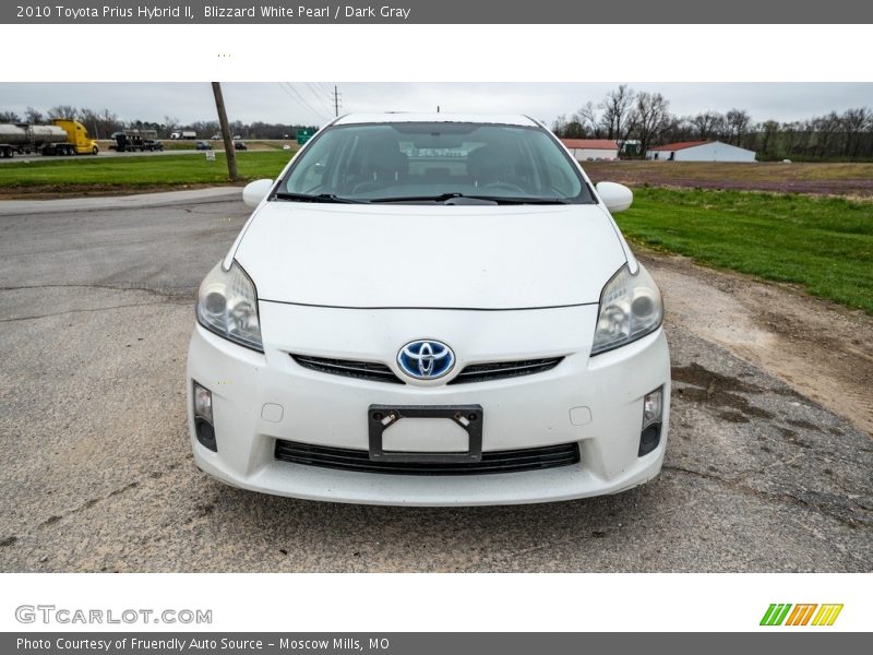 Blizzard White Pearl / Dark Gray 2010 Toyota Prius Hybrid II