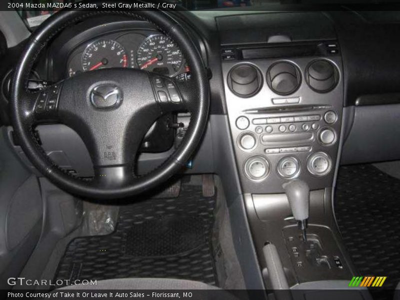 Steel Gray Metallic / Gray 2004 Mazda MAZDA6 s Sedan