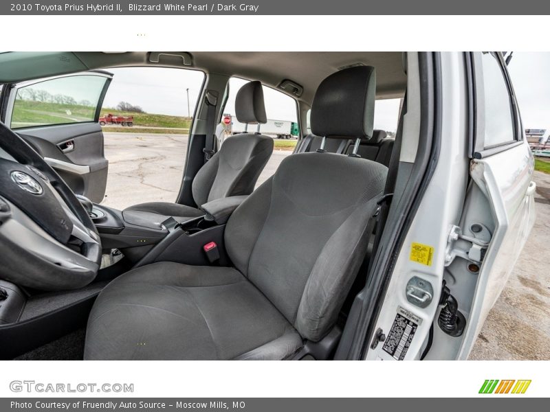 Blizzard White Pearl / Dark Gray 2010 Toyota Prius Hybrid II