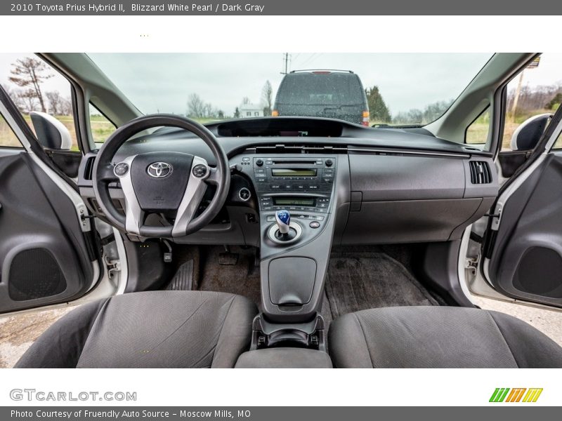Blizzard White Pearl / Dark Gray 2010 Toyota Prius Hybrid II