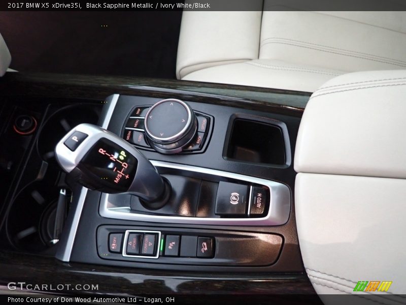 Black Sapphire Metallic / Ivory White/Black 2017 BMW X5 xDrive35i