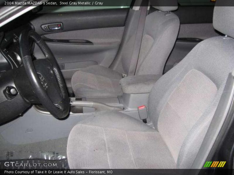 Steel Gray Metallic / Gray 2004 Mazda MAZDA6 s Sedan