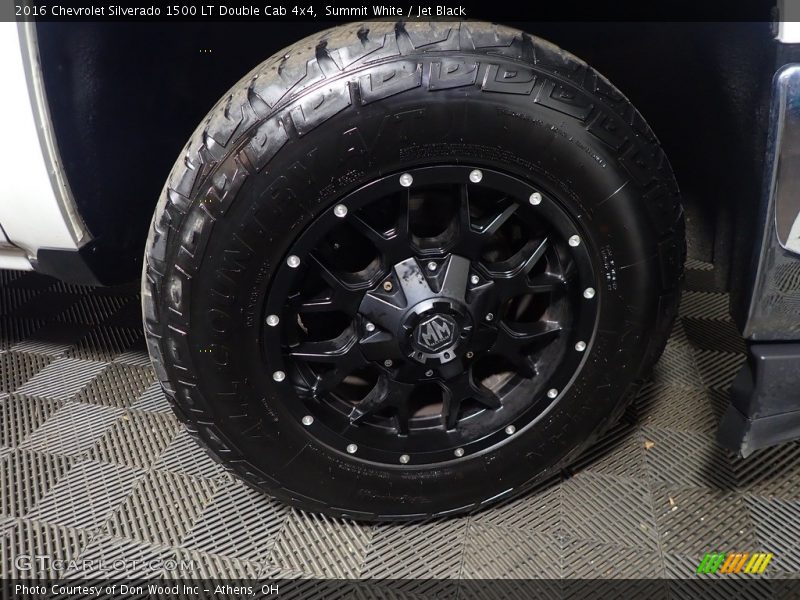 Summit White / Jet Black 2016 Chevrolet Silverado 1500 LT Double Cab 4x4