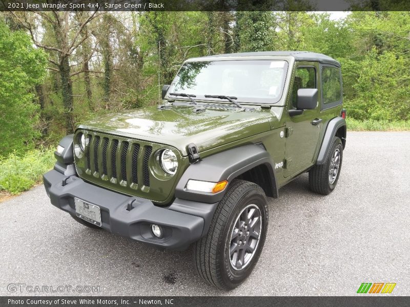 Sarge Green / Black 2021 Jeep Wrangler Sport 4x4