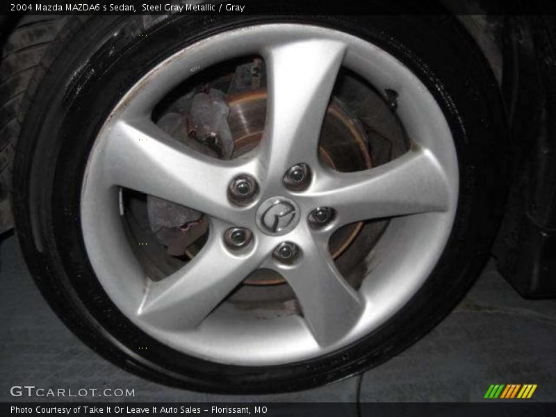Steel Gray Metallic / Gray 2004 Mazda MAZDA6 s Sedan
