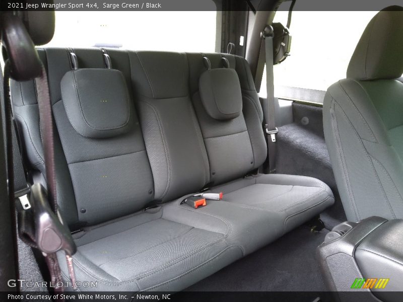 Rear Seat of 2021 Wrangler Sport 4x4