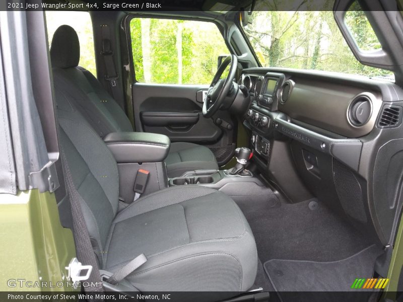 Front Seat of 2021 Wrangler Sport 4x4