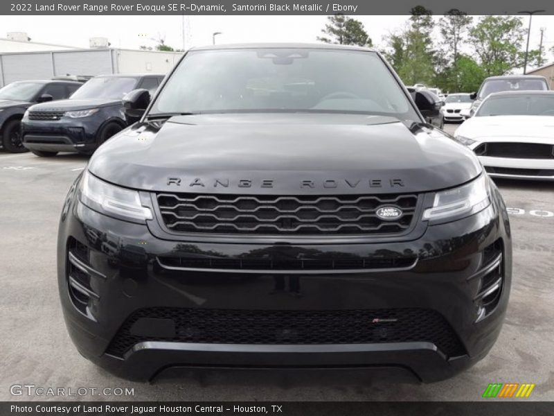 Santorini Black Metallic / Ebony 2022 Land Rover Range Rover Evoque SE R-Dynamic