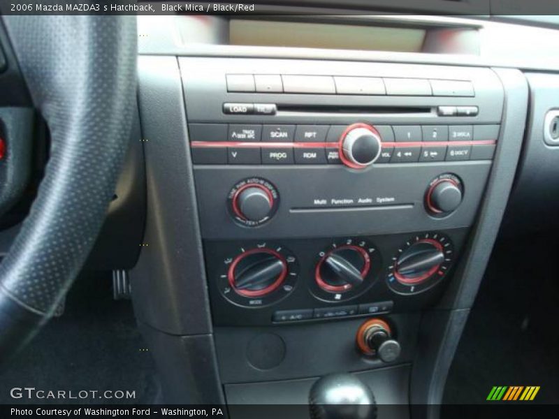 Black Mica / Black/Red 2006 Mazda MAZDA3 s Hatchback