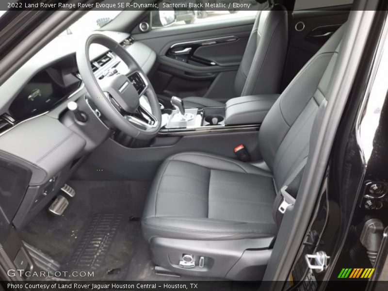  2022 Range Rover Evoque SE R-Dynamic Ebony Interior