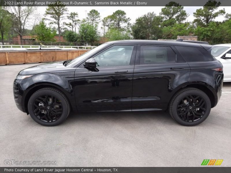  2022 Range Rover Evoque R-Dynamic S Santorini Black Metallic