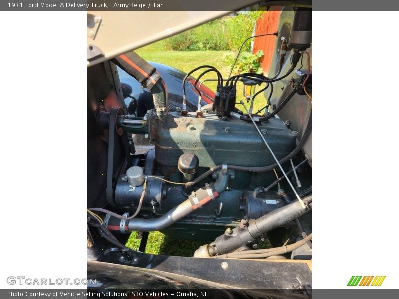  1931 Model A Delivery Truck Engine - 201 cid Sidevalve 4 Cylinder