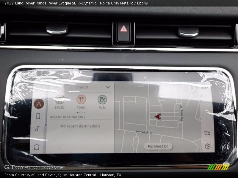 Navigation of 2022 Range Rover Evoque SE R-Dynamic