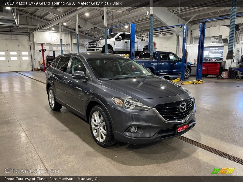 Meteor Gray Mica / Black 2013 Mazda CX-9 Grand Touring AWD