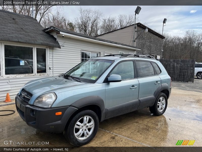 Sahara Silver / Gray 2006 Hyundai Tucson GLS V6