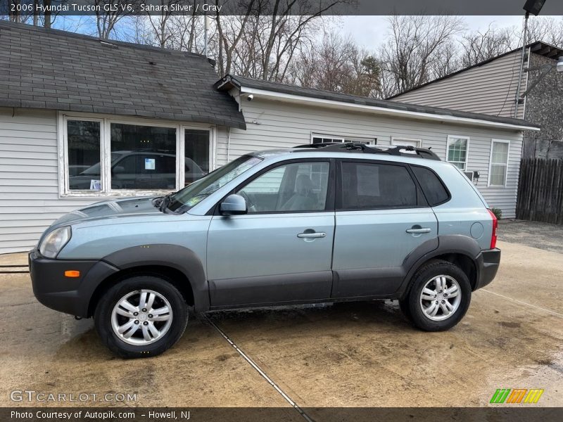 Sahara Silver / Gray 2006 Hyundai Tucson GLS V6