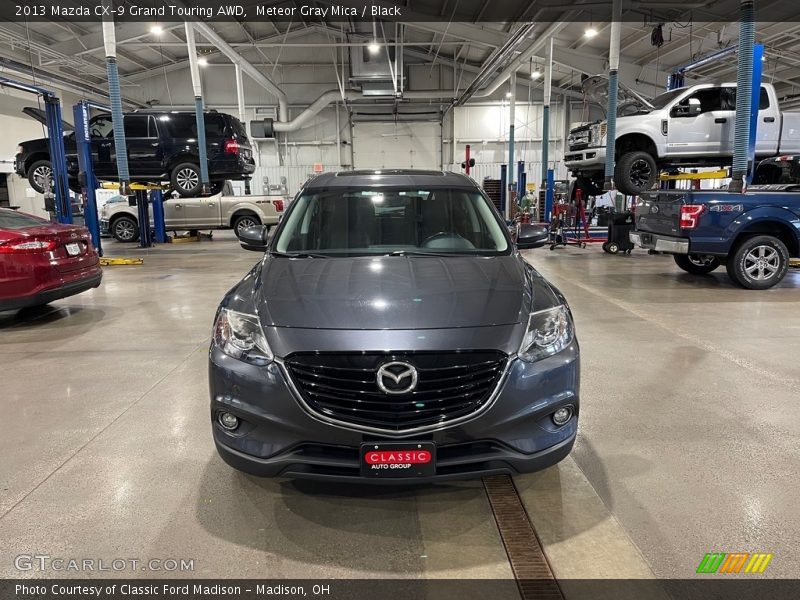 Meteor Gray Mica / Black 2013 Mazda CX-9 Grand Touring AWD