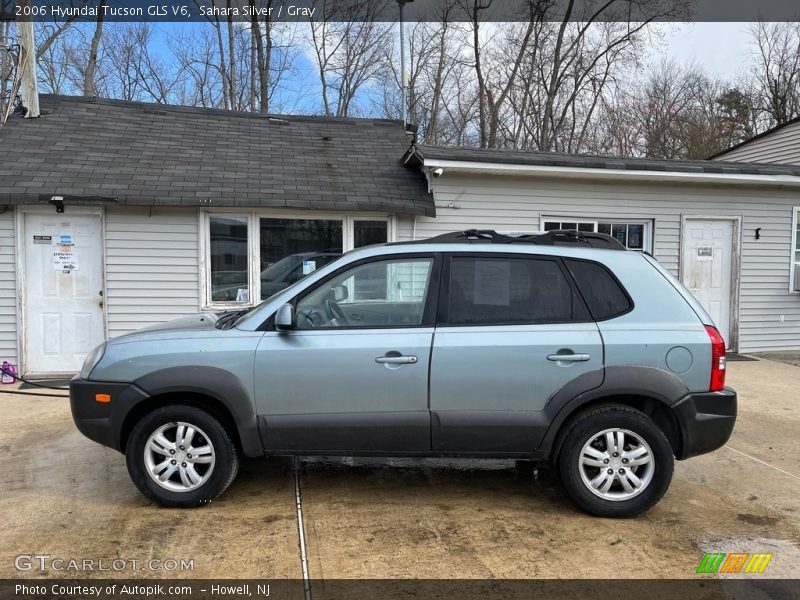 Sahara Silver / Gray 2006 Hyundai Tucson GLS V6