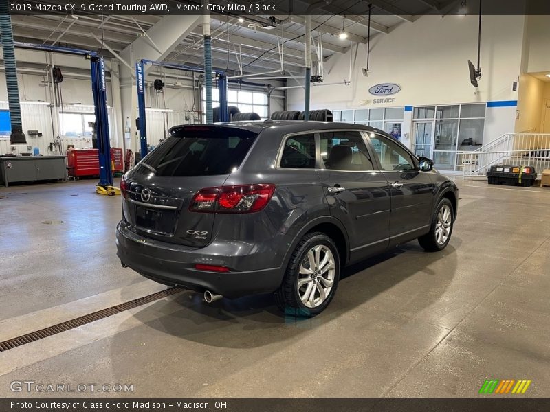 Meteor Gray Mica / Black 2013 Mazda CX-9 Grand Touring AWD