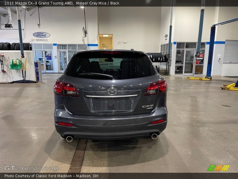 Meteor Gray Mica / Black 2013 Mazda CX-9 Grand Touring AWD