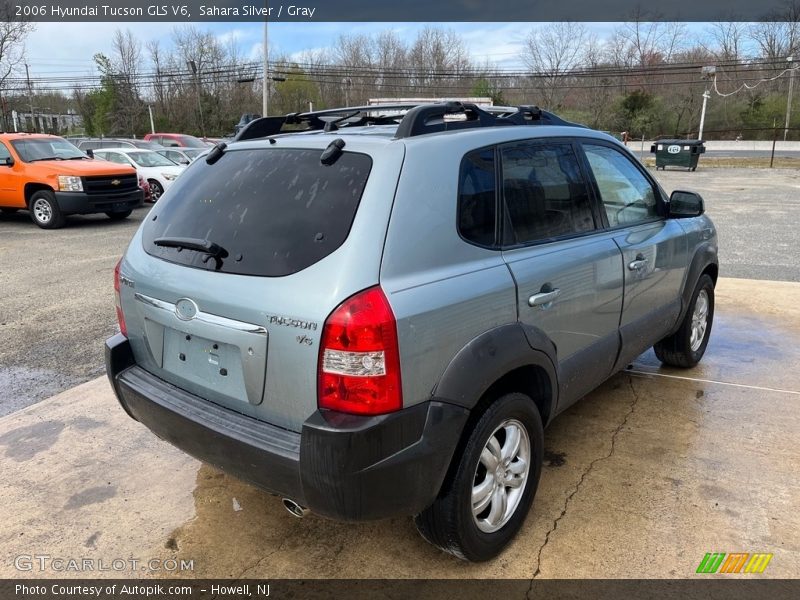 Sahara Silver / Gray 2006 Hyundai Tucson GLS V6