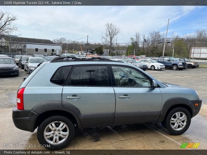 Sahara Silver / Gray 2006 Hyundai Tucson GLS V6