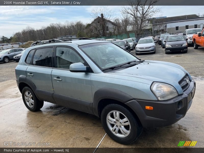 Sahara Silver / Gray 2006 Hyundai Tucson GLS V6