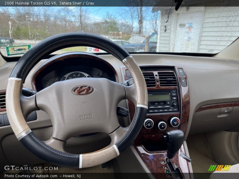 Sahara Silver / Gray 2006 Hyundai Tucson GLS V6