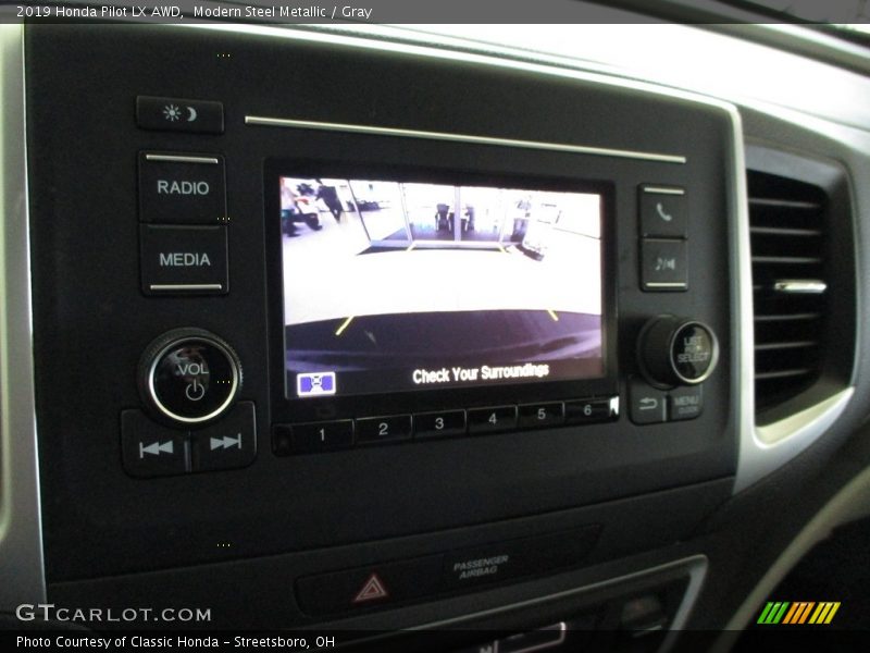 Modern Steel Metallic / Gray 2019 Honda Pilot LX AWD