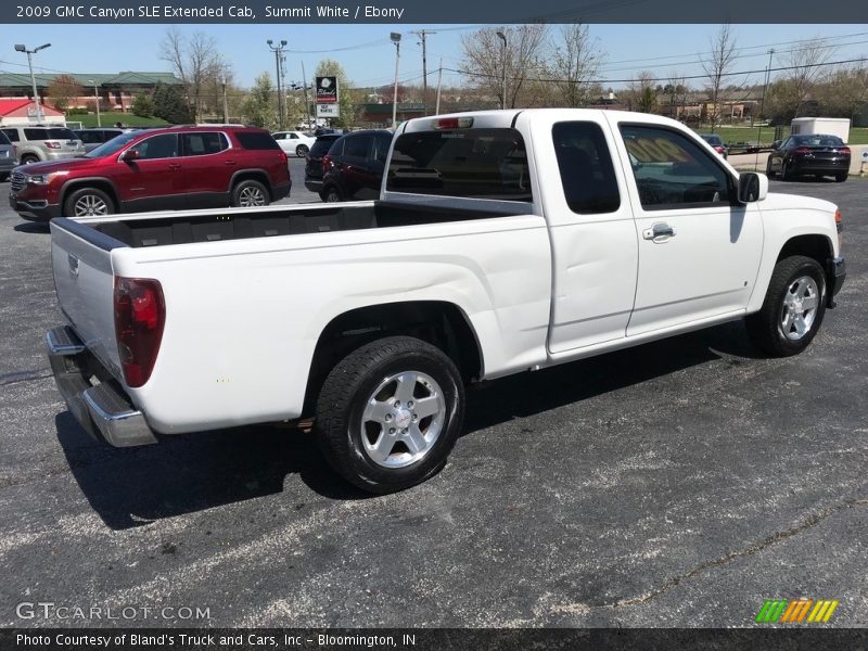 Summit White / Ebony 2009 GMC Canyon SLE Extended Cab