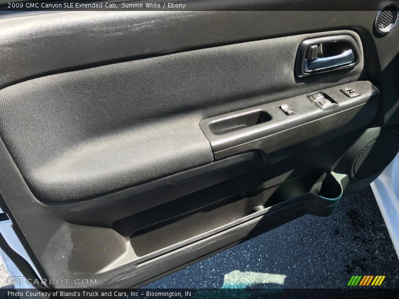 Summit White / Ebony 2009 GMC Canyon SLE Extended Cab