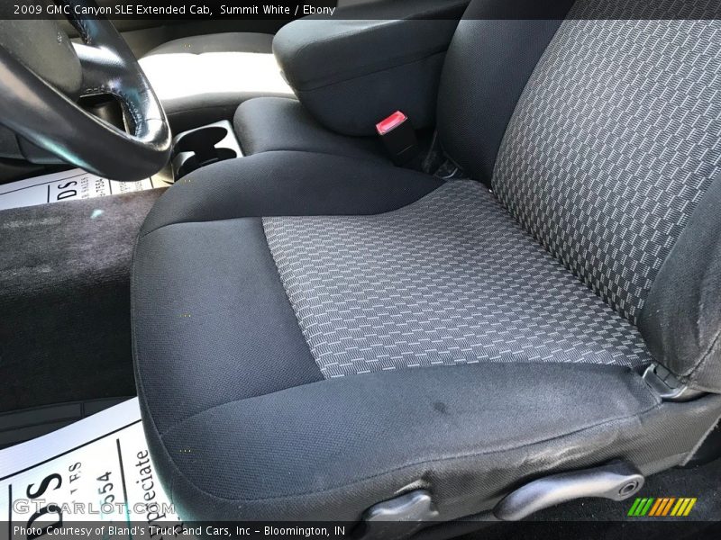 Summit White / Ebony 2009 GMC Canyon SLE Extended Cab