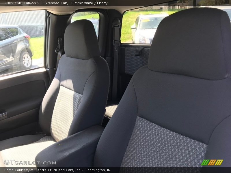 Summit White / Ebony 2009 GMC Canyon SLE Extended Cab