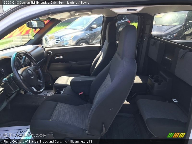 Summit White / Ebony 2009 GMC Canyon SLE Extended Cab