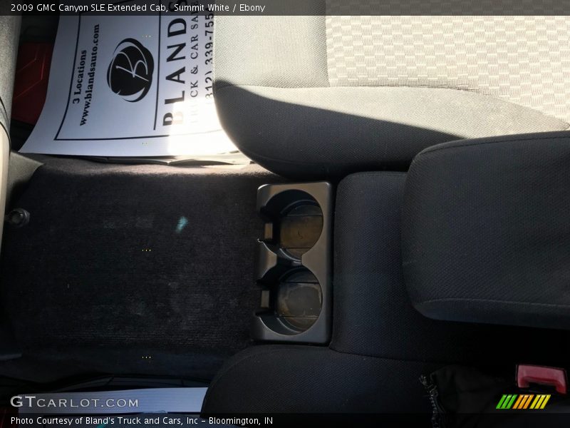 Summit White / Ebony 2009 GMC Canyon SLE Extended Cab