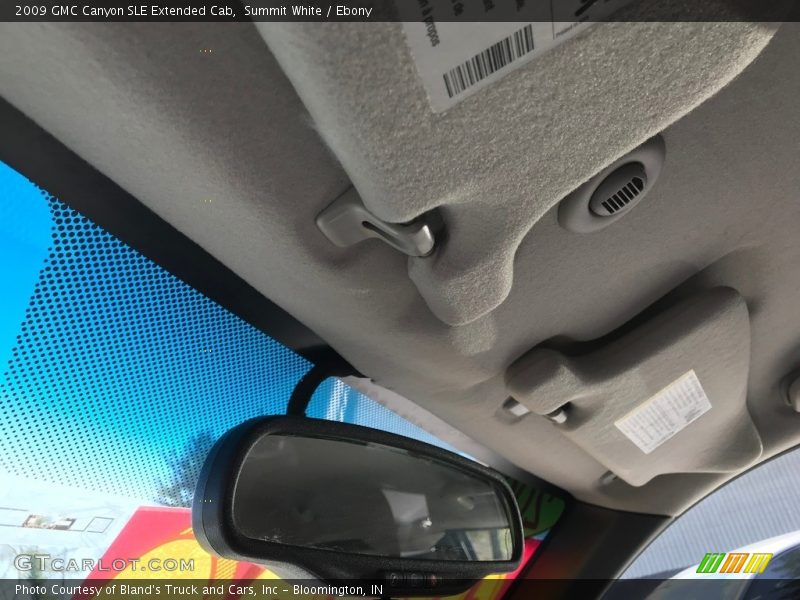 Summit White / Ebony 2009 GMC Canyon SLE Extended Cab