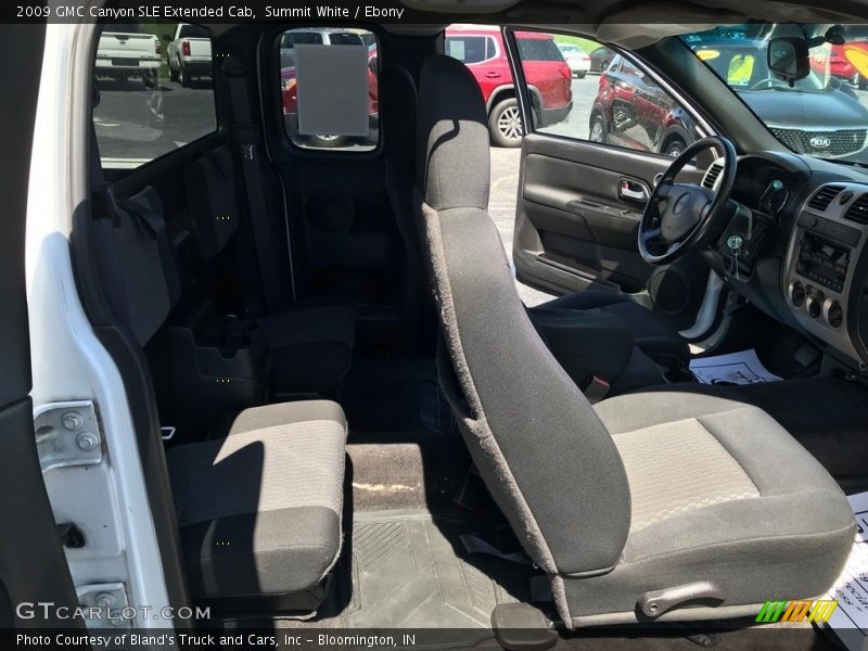 Summit White / Ebony 2009 GMC Canyon SLE Extended Cab
