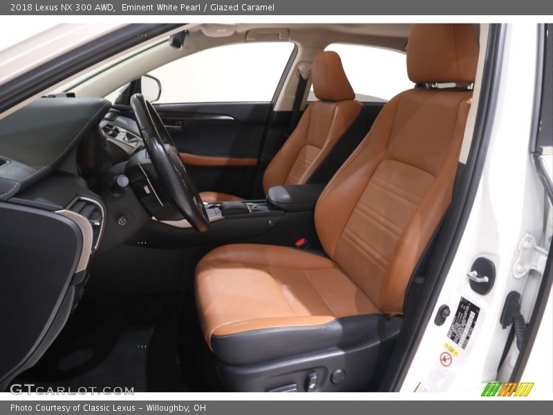 Eminent White Pearl / Glazed Caramel 2018 Lexus NX 300 AWD